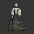 Long skirt mid-length skirt fashion long skirt mid-length skirt fashion dress skirt short skirt fashion skirt one-body skirt 3d model