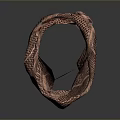 Folded Plaid Scarf In Red And Brown Check Pattern For Daily Use
