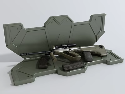 Modern Guns 3d model