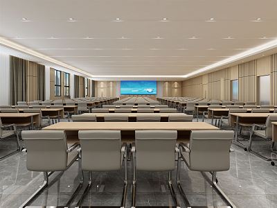 Modern Conference Room 3d model