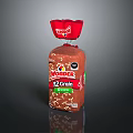 Wonder 12 Grain Bread Loaf With Red Packaging And Whole Grain Texture