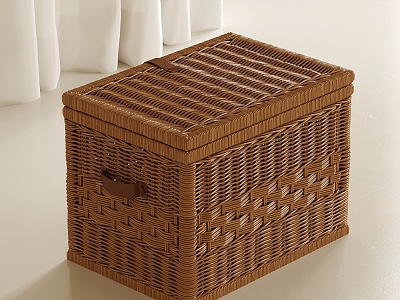 Trunk Rattan Storage Basket model