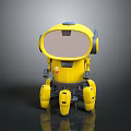 Robot Assistant Small Robot Butler Robot Butler Figure Game Figure 3d model