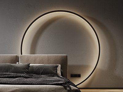 Modern wall lamp model