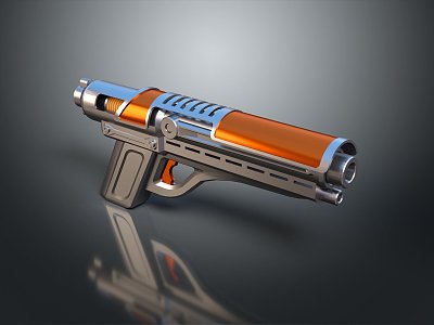 Modern Sci-Fi Gun Sci-Fi Pistol Game Pistol Sci-Fi Guns model