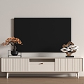 Modern TV Cabinet Floor Cabinet Wood 3d model