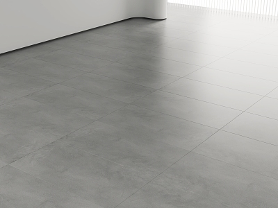 Modern Soft Light Tile Grey Floor Tile 3d model