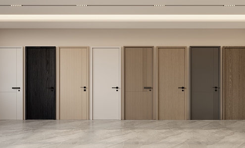 Modern door 3d model