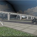 Bridge Bridge Bridge Overpass Bridge Suspension Bridge Cable-stayed Bridge Overpass 3d model