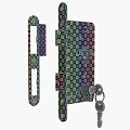 Stainless Steel Door Lock Set With Lock Body Keys And Security Hardware Components
