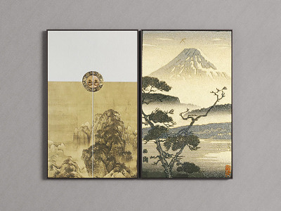 New Chinese Landscape Painting Decorative Hanging Painting model