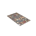 Square Rug With Traditional Intricate Pattern In Blue Red Beige Tones