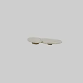 Luxury Irregular Marble Top Dining Tables With Textured Metal Bases For Modern Dining Room Decor