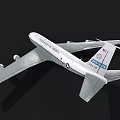 United States Air Force Large Transport Aircraft With National Insignia And Engines