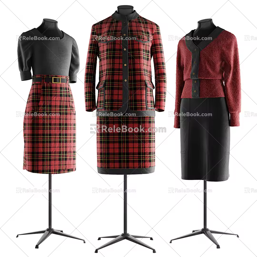 Modern Model Clothing Model 3d model