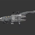 Silver Futuristic Sci-Fi Spaceship With Streamlined Design Cockpit Yellow Accents And Reflection On Dark Background