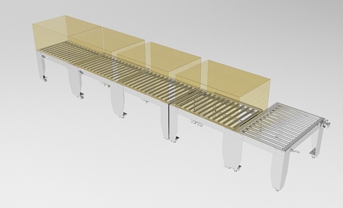 952 of industrial equipment for industrial assembly line 3d model