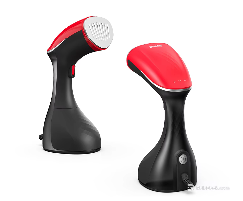 Red And Black Handheld Daily Electrical Appliance With Modern Streamlined Design 3d model