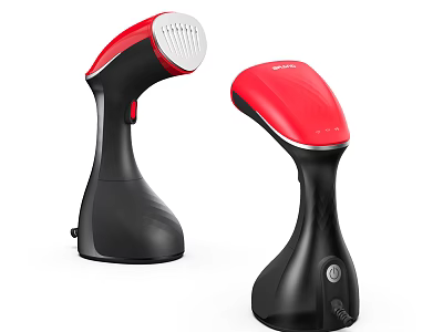 Red And Black Handheld Daily Electrical Appliance With Modern Streamlined Design 3d model