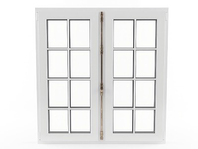 French architectural window casement window 3d model