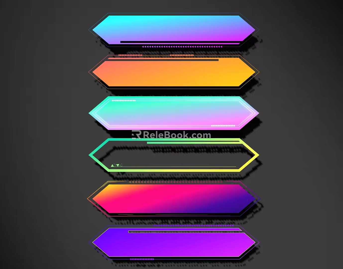 Modern science and technology lines science and technology lines modeling culture wall 3d model