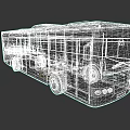 Modern City Bus With White Exterior Large Windows And Sleek Design