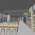 Tooling Culture Space Library 3d model