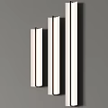 Modern Minimalist Wall Lamps With Black White Grey Sleek Design For Interior Decoration