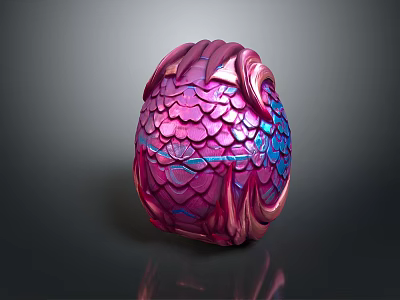 Dinosaur egg nest dinosaur young dragon egg dinosaur hatching environment building 3d model