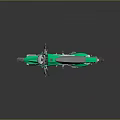Green Off Road Motorcycle Design With Black Seat Gold Rims And Large Tires