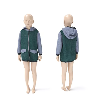 Children's Model Children's Clothing Model Children's Clothing Children's Sweatshirt Children's Clothing Store Model 3d model