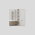 Elegant Modern Bathroom Cabinet With Mirror Sink Drawers And Storage Design