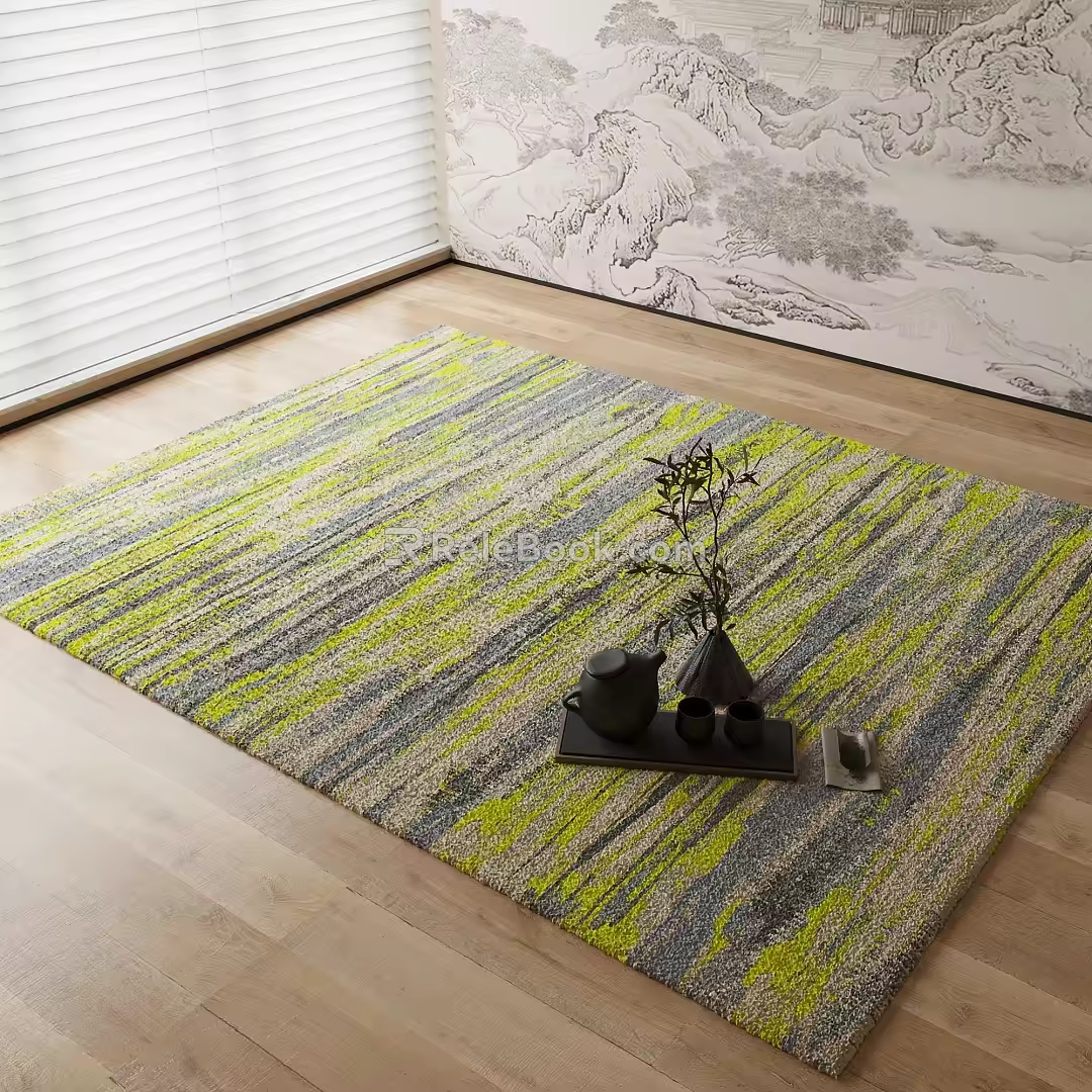 New Chinese Carpet 3d model