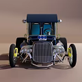 Type C Racing Retro Racing 3d model