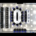 Command Hall Operation Console Science and Technology Sense Booth Fire Monitoring Desk Dispatching Computer Desk Baking Paint Desk Computer Room Office Exhibition Data Laboratory Central Control Room Paperless Dispatching 3d model