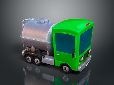 Oil Tank Oil Tank Truck Oil Tank Truck Engineering Vehicle Construction Vehicle Construction Vehicle Construction Vehicle Construction Vehicle 3d model