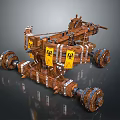 Siege Vehicle Siege Crossbow Arrow Mechanical Crossbow Shift Bow Arrow 3d model