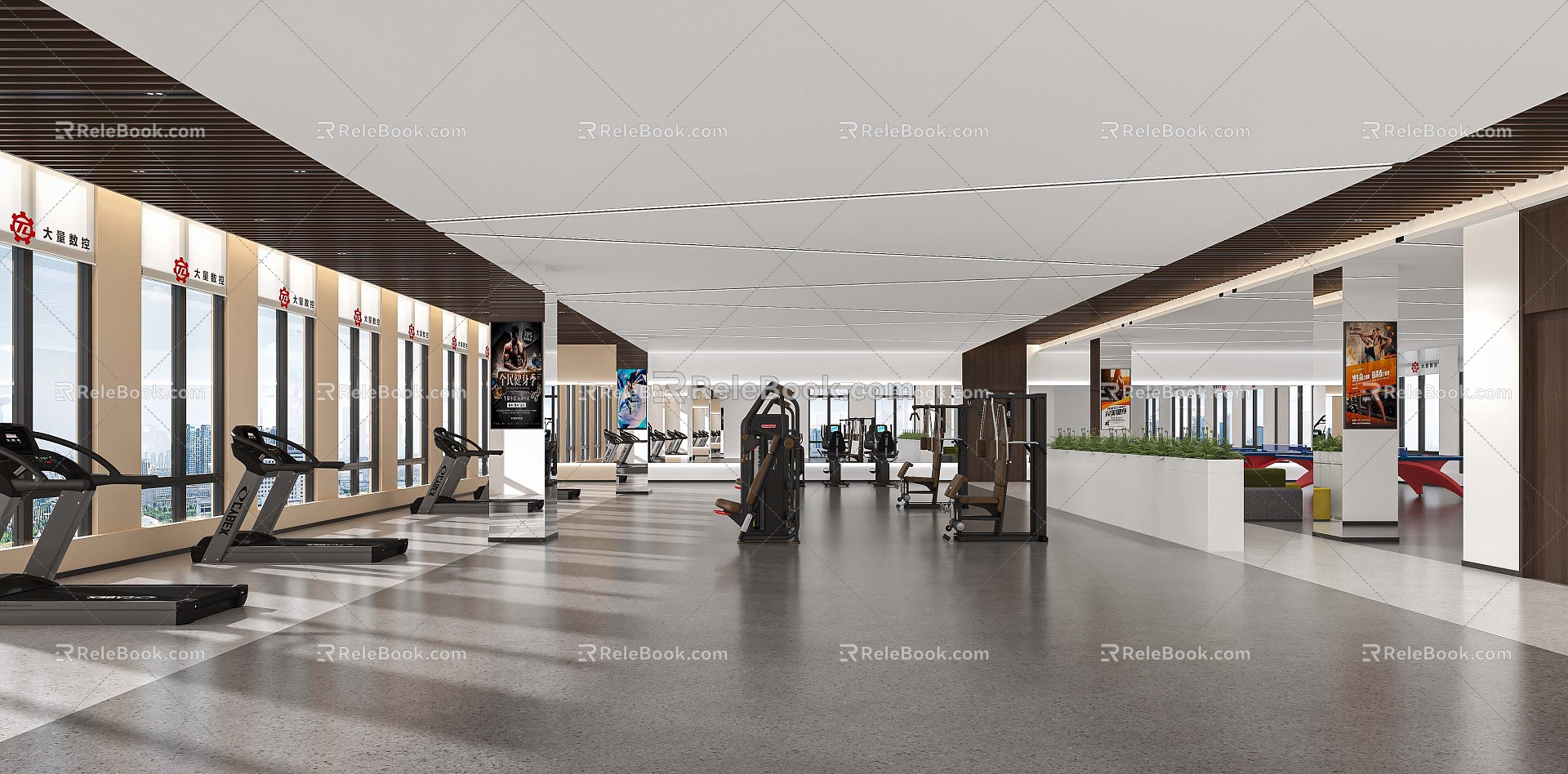 Gym 3d model