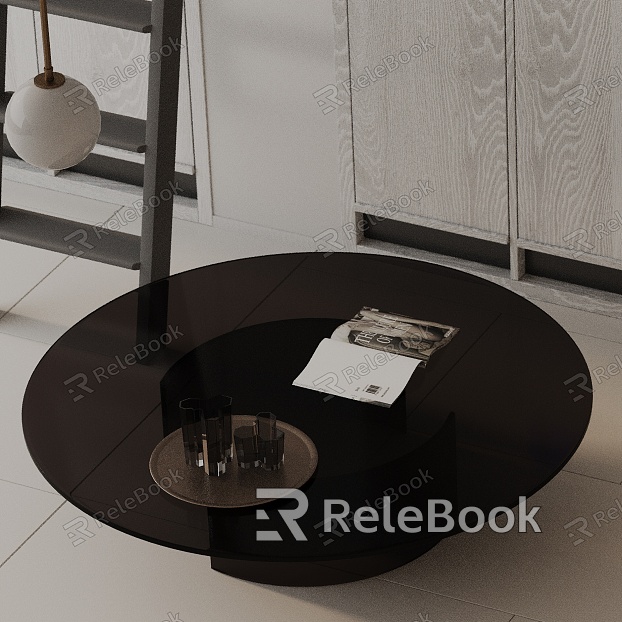 Modern coffee table model