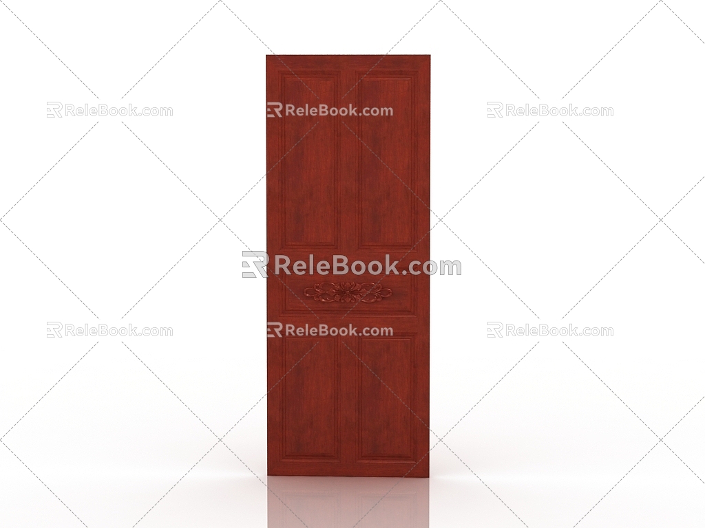 Jane European Wardrobe Door 3d model