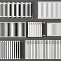 Modern Home Heating Radiators with Various Styles and Efficient Design