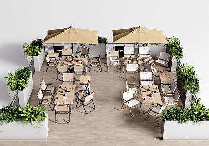 Modern Outdoor Tables and Chairs Commercial Camping Outdoor Tables and Chairs 3d model