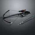 Tactical Hunting Crossbow With Carbon Arrows Scope And Outdoor Equipment