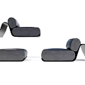 Simple Single Sofa 3d model