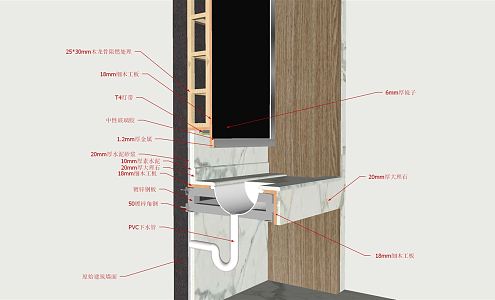 Modern Node Bathroom Cabinet Mirror Cabinet Hidden Light with Decorative Craft Node 3d model