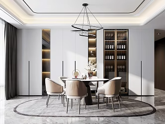 Modern Restaurant 3d model