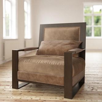 Single sofa 3d model