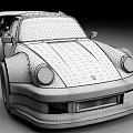 Porsche 930 sports car Racing Car Luxury Car 3d model