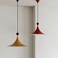 Modern minimalist small chandelier 3d model