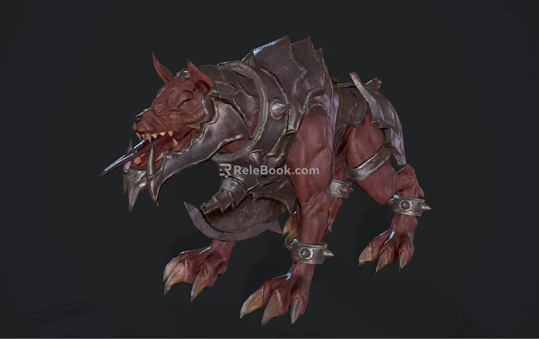 Modern Mutant Dog Game Character Anime Character 3d model